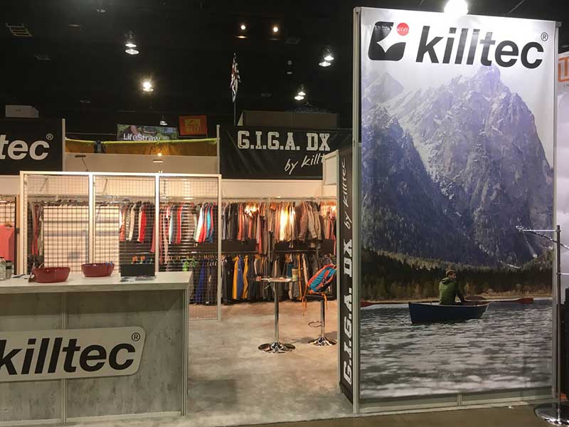 Killtec outdoor exhibit